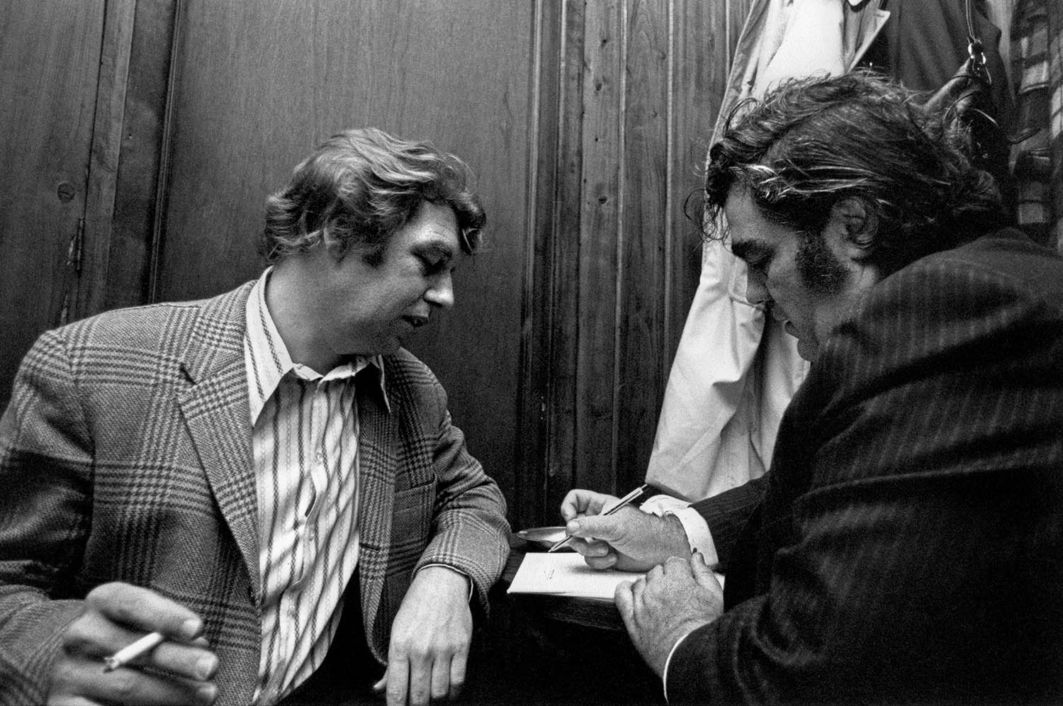 Pete Hamill with Jimmy Breslin