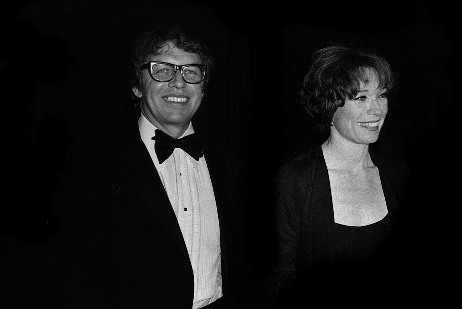 Pete Hamill and Shirley MacLaine, 1974