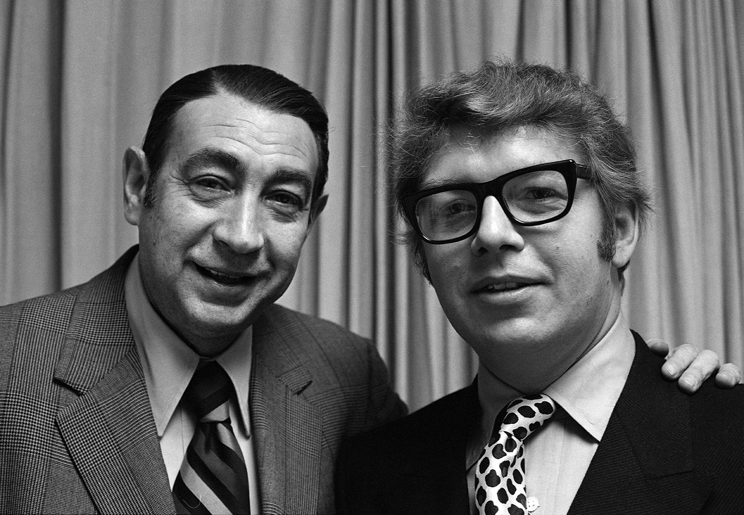 Pete Hamill with Howard Cosell